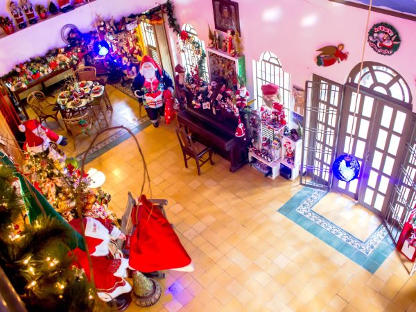 The Casa Santa Museum living room
